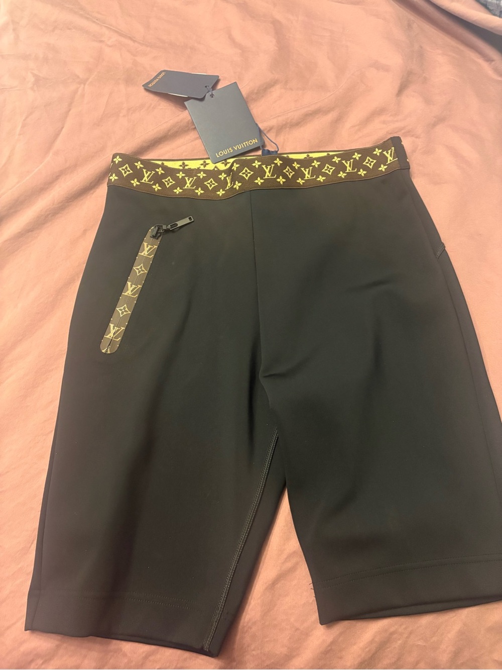Louis Vuitton Brown and Yellow Monogram Waistband Detail